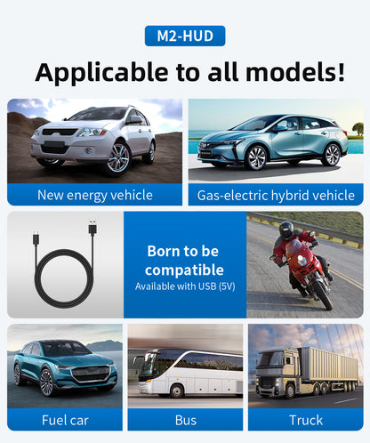 [GOLD] DriveSight GPS HUD Speedometer — Windshield Speed Projection Display