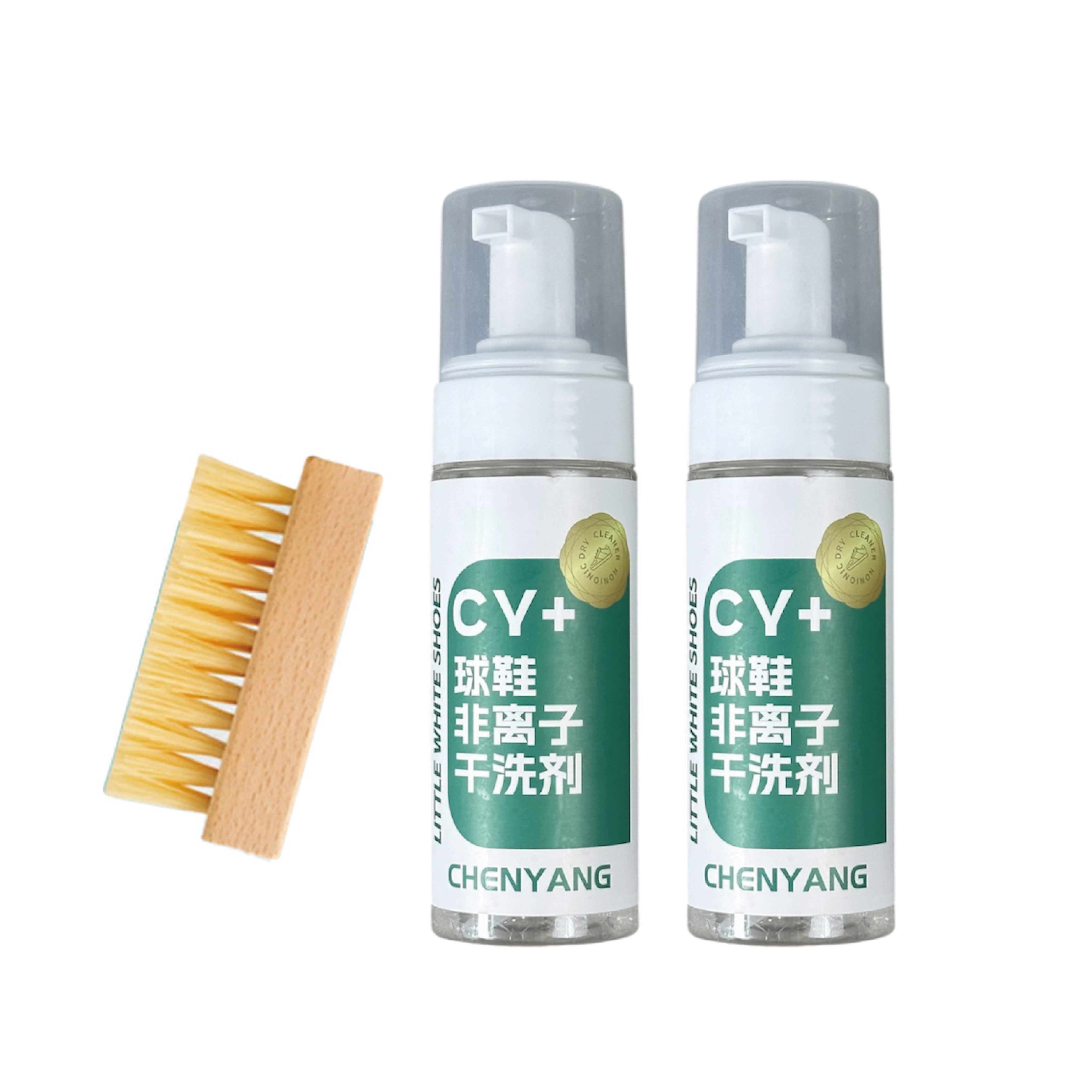 Kit Nettoyant Mousse Pour Chaussures Haibus – Nettoyeur Sneakers Sans Rinçage – Lot Avec Brosse – Nettoie En Profondeur