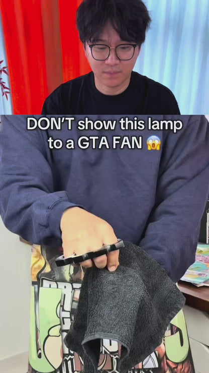 [GOLD] Magnetic Levitation Game Cash Lamp