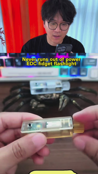 [GOLD #145-Ep.420] EDC Twist-Powered Fidget Light