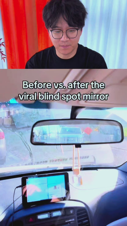 [GOLD] SnapView Panoramic Clip-On Rearview Mirror